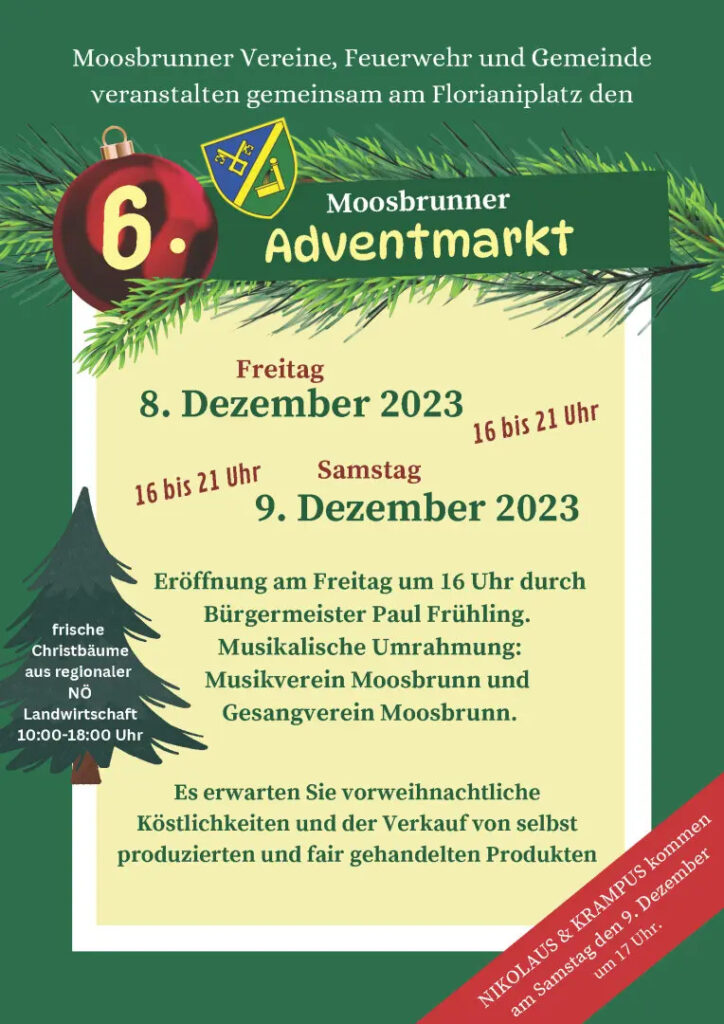 6. Moosbrunner Adventmarkt